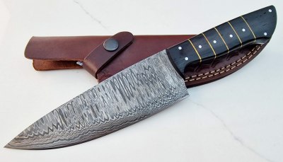 Damascus Kitchen Knife (0508)