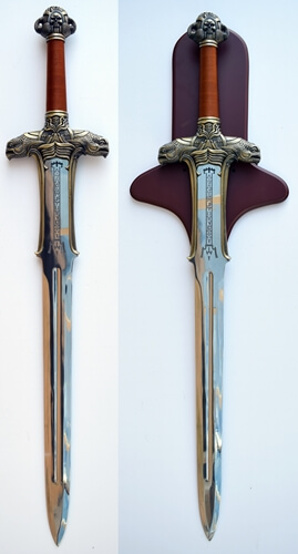Conan Sword and Plaque