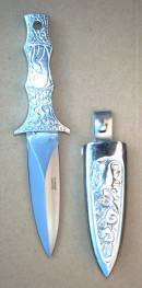 Silver Boot Knife