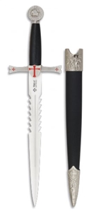 Silver Templar Dagger