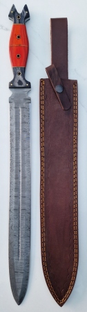 Damascus Short Sword (0503) 