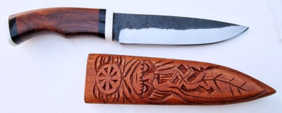 Carved Utility Knife (0521)