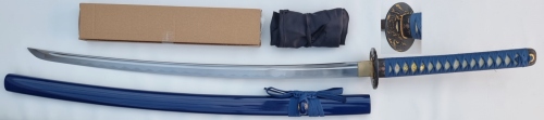 Hand forged Blue Katana (162)