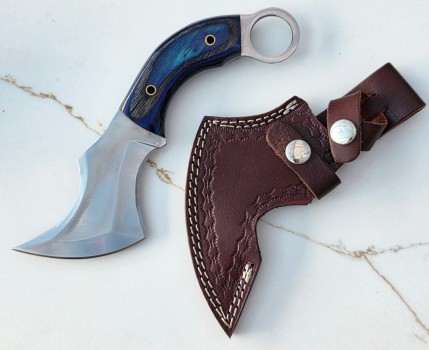 Blue Stainless Karambit 