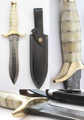 Custom Damascus Dagger