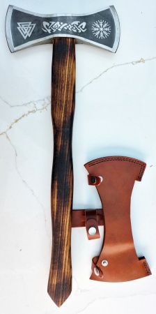 Double Bladed Celtic Axe