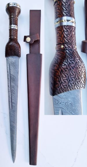 Carved Scottish Dirk (L24)