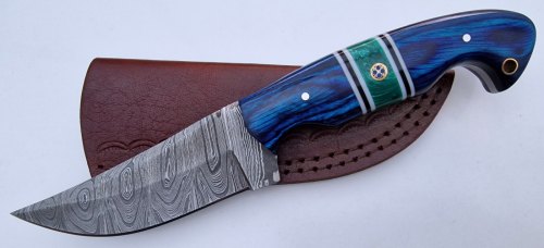 Damascus Fixed Blade (645)