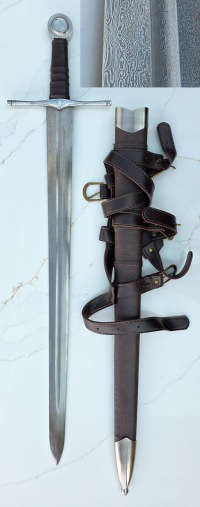 Folded Pro Euro Broadsword