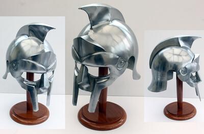Gladiator Helmet and Stand