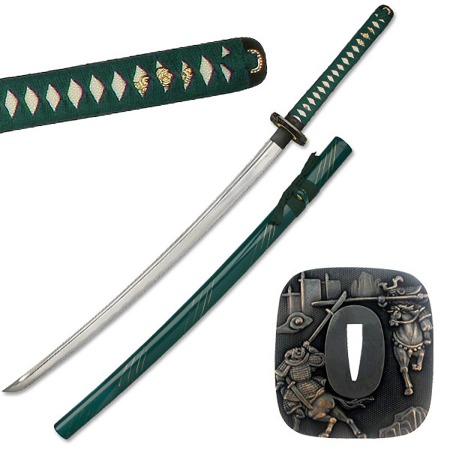 Green Forged Katana