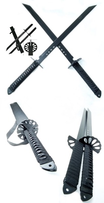 Black Twin Ninjitsu Set