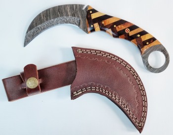 Damascus Hookbill Karambit