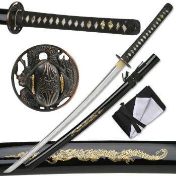 Golden Dragon Katana