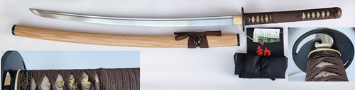 Fudoshin Natural Finish Katana