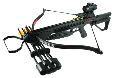Black Red Dot Panther Crossbow