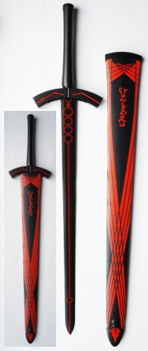 Red Anime Broadsword