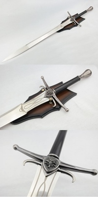 Witcher Sword and Plaque